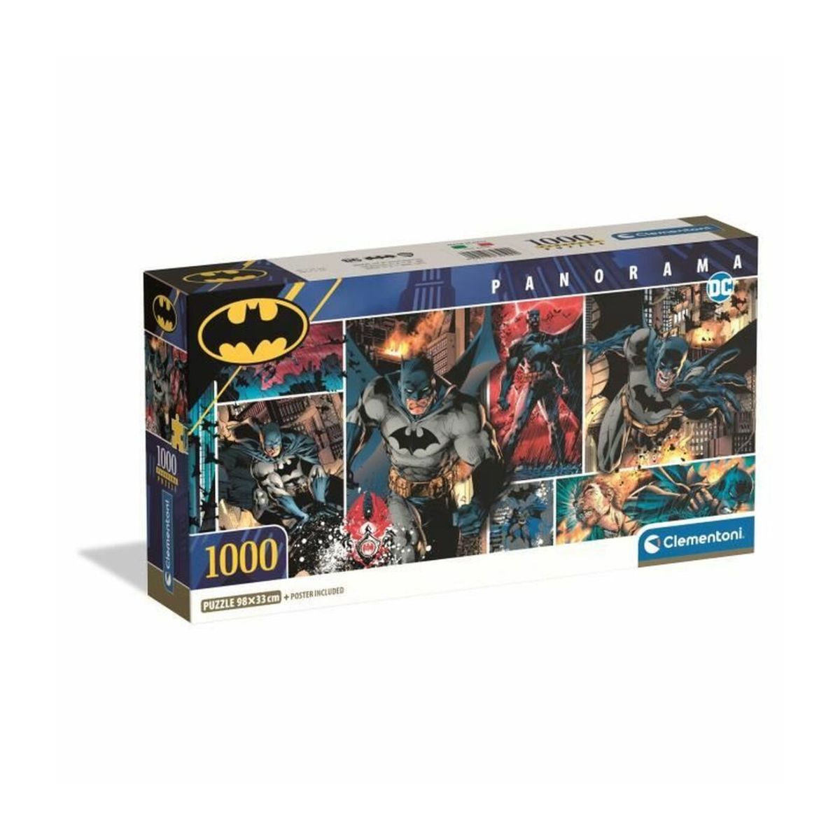 CLEMENTONI - Puzzle 1000 Piezas Batman Panorama