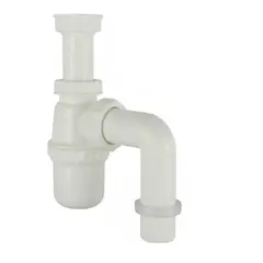 TAUMM - Sifon Plastico Con Codo Salida 1 1/4 Lavamanos O Lavatorio