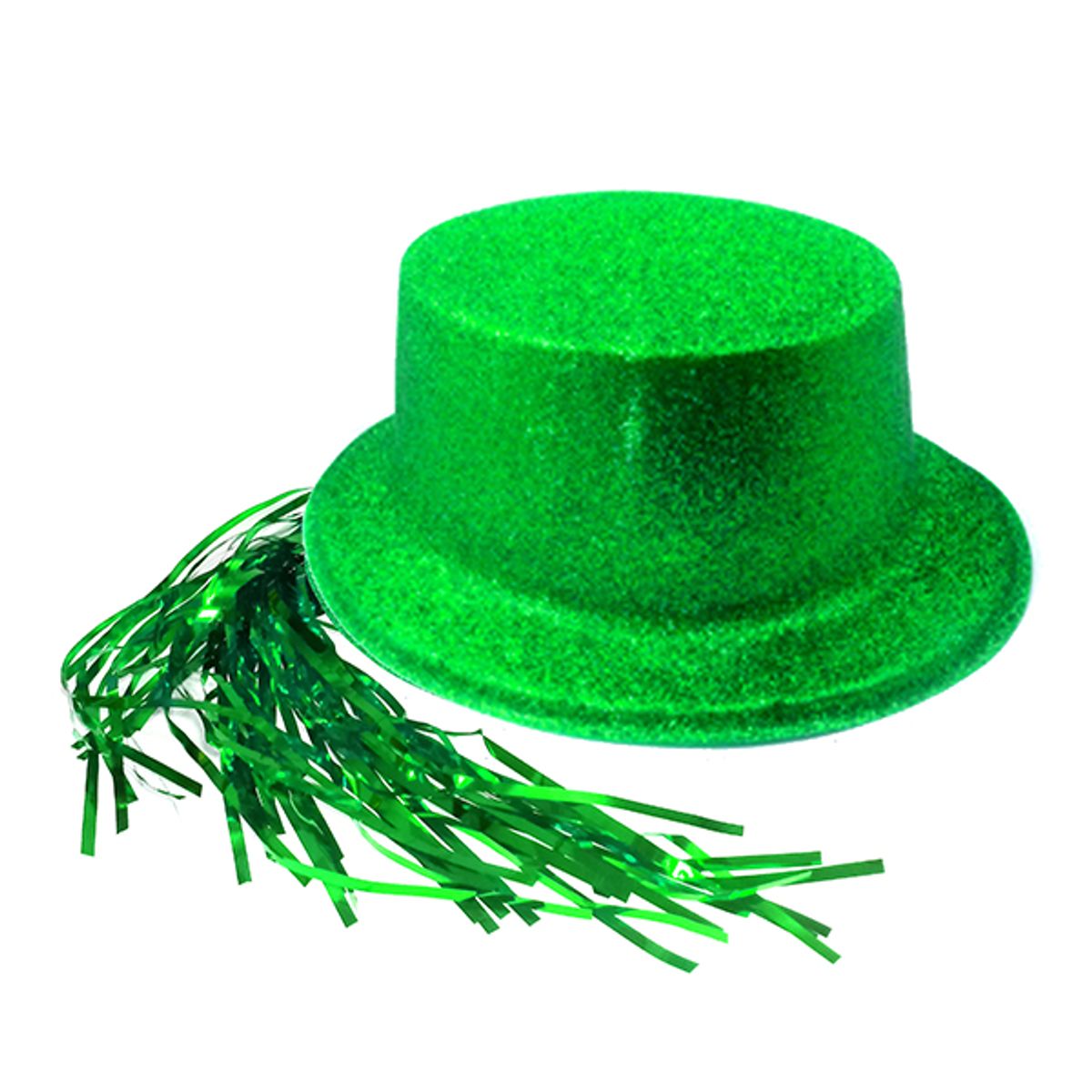 GENERICO - GORRO CHAPLIN CUADRADO ESCARCHA LISO PELO VERDE X12 UNI