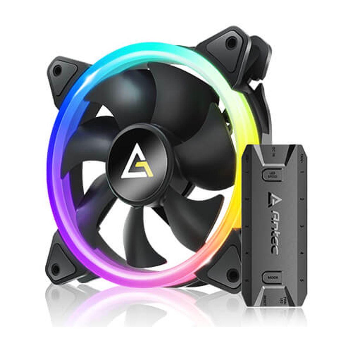 GENERICO - Ventilador 12cm - Antec Neon 120 Argb -  Black