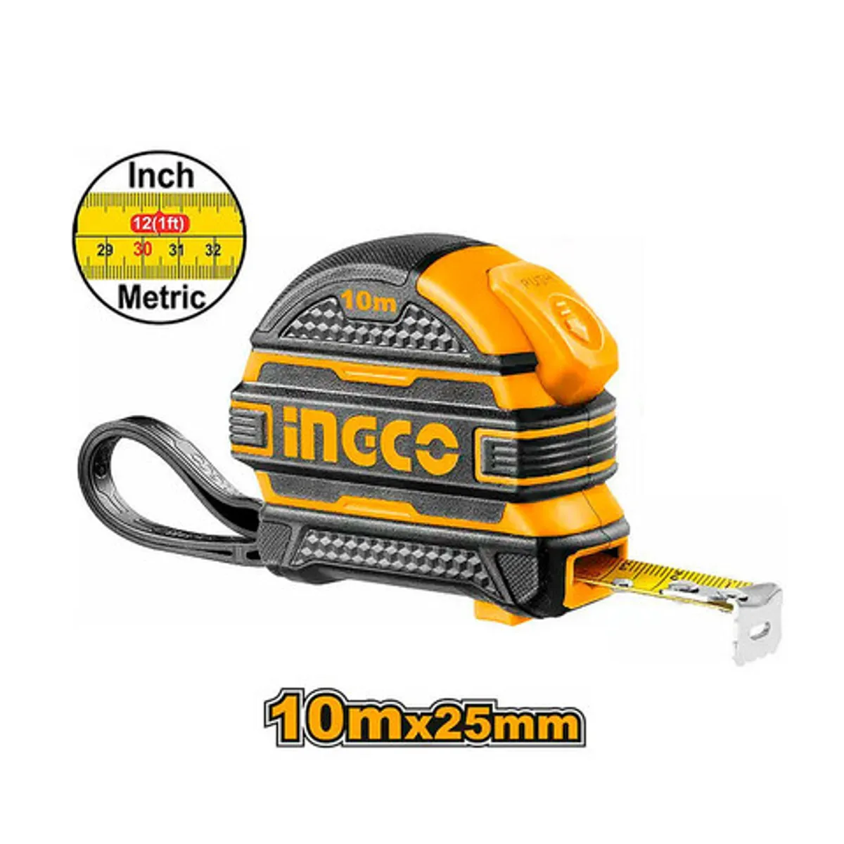 INGCO - Huincha De Medir Ingco 10 M X 25 Mm Cinta Métrica