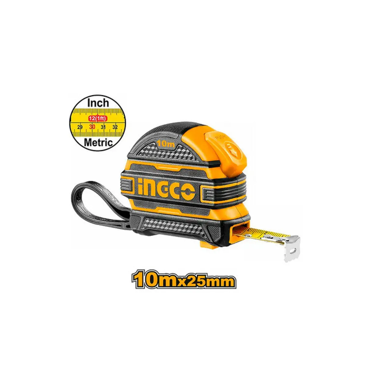 INGCO - Huincha De Medir Ingco 10 M X 25 Mm Cinta Métrica