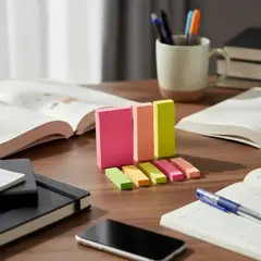 WEIBO - Post it 800 hojas notas adhesivas + lapiz pasta azul