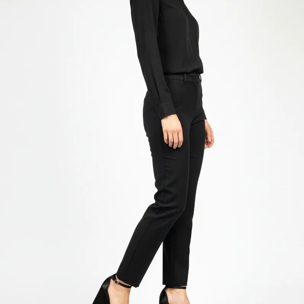 BOVINITA - Tacon Negro Mujer Fiesta Elegante Taco Alto Plataforma