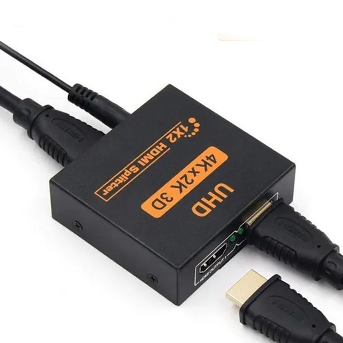 GENERICO - Splitter HDMI Repetidor Replicador Conecta 2 TV o Pantallas