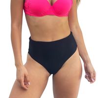 Parte de abajo culotte tiro alto sin costura Negro