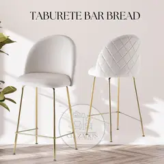 GENERICO - Taburetes LUXURY FELPA 66cm