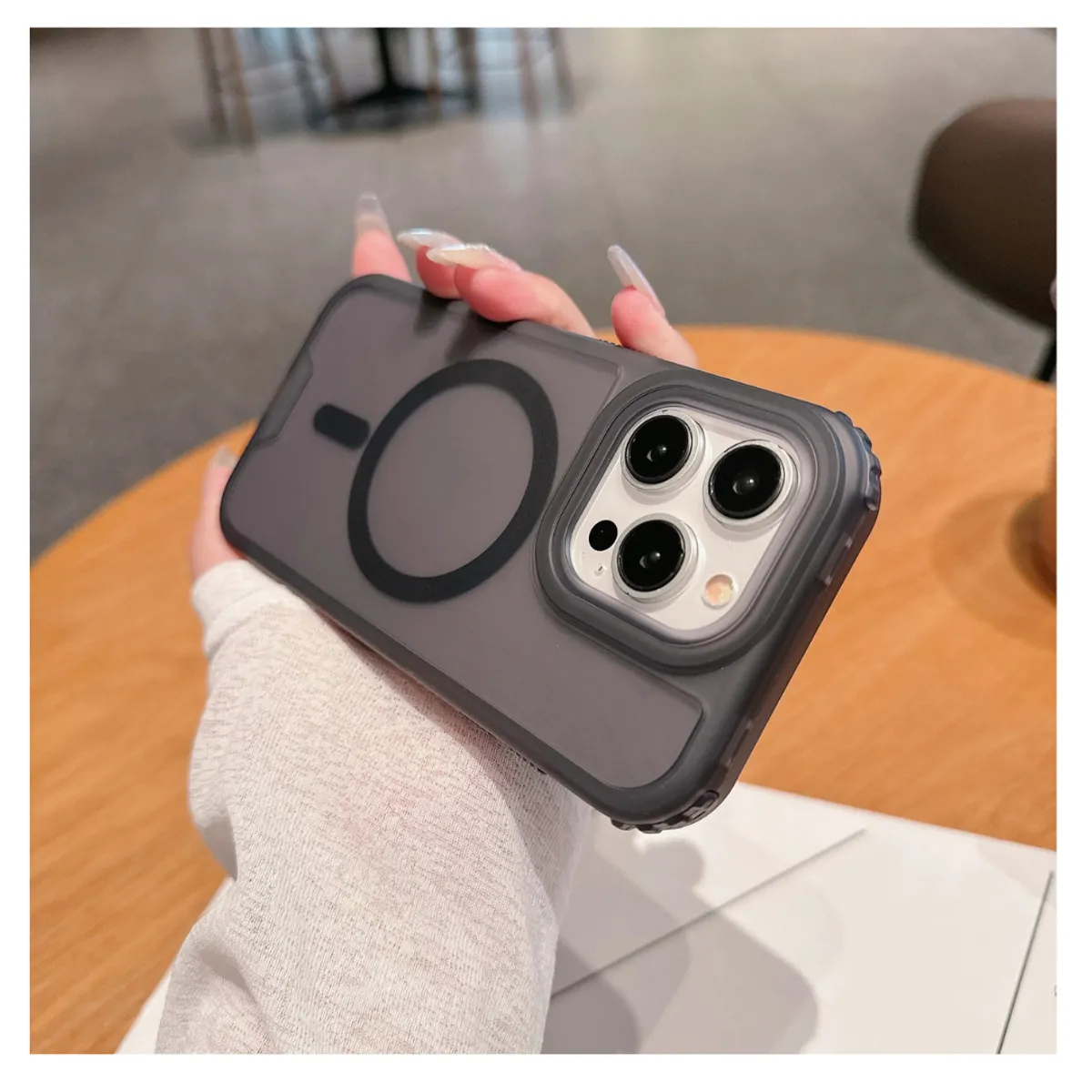 GENERICO - Carcasa Mate Para iPhone 12 / 12 Pro Funda Magnética 360 - Calipso