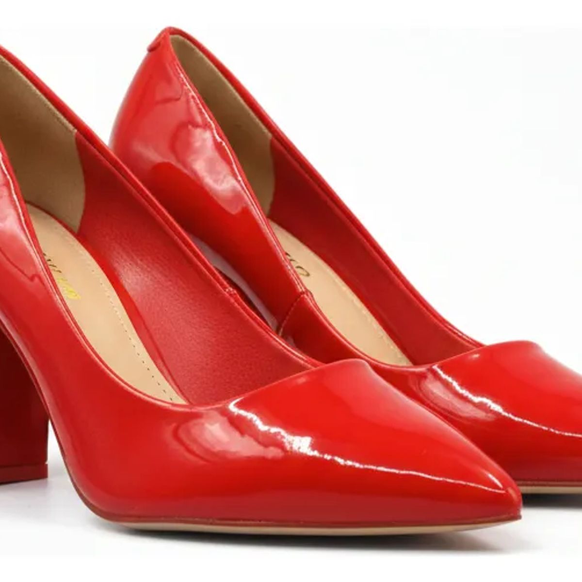 BOVINITA - Zapato Mujer Stiletto Plataforma Taco Cuadrado Charol Burdeo