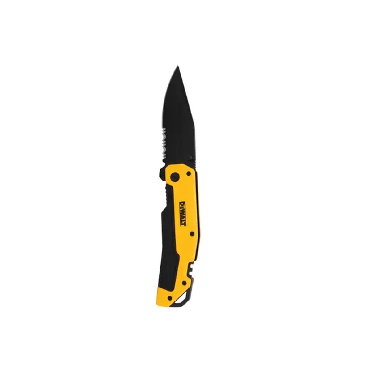 DEWALT - CUCHILLO DE BOLSILLO PLEGABLE PREMIUM MANGO AMARILLO DEWALT DWHT10313