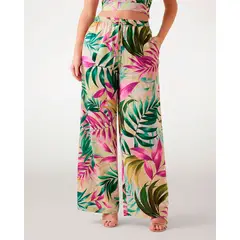 GUESS - Pantalon Ines Wide Leg Jogger Multicolor