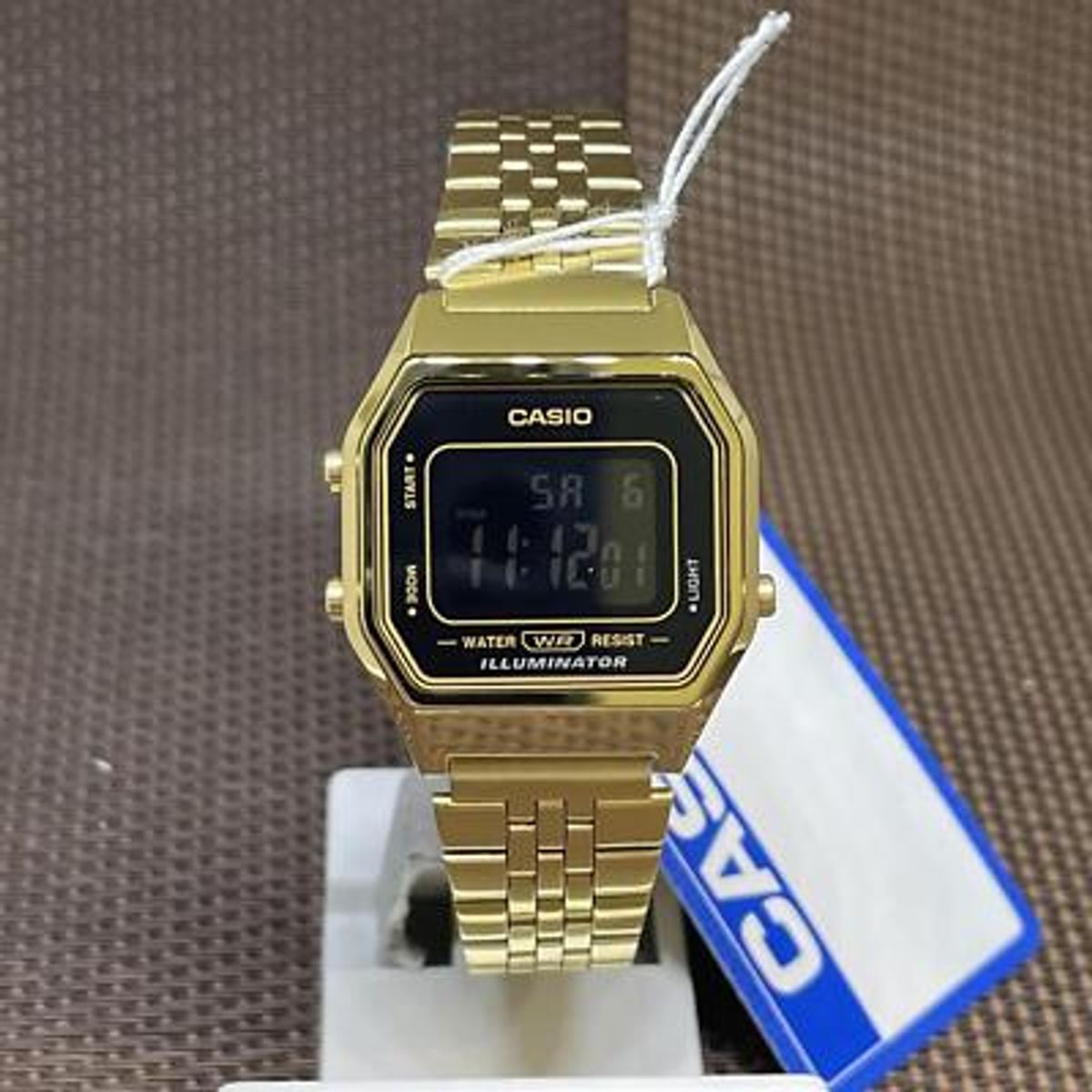 CASIO - RELOJ CASIO LA680WGA-1B  MUJER DIGITAL VINTAGE DORADO