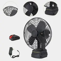 MOVI - VENTILADOR PORTÁTIL 5 ASPAS CON BATERÍA Y CARGADOR USB