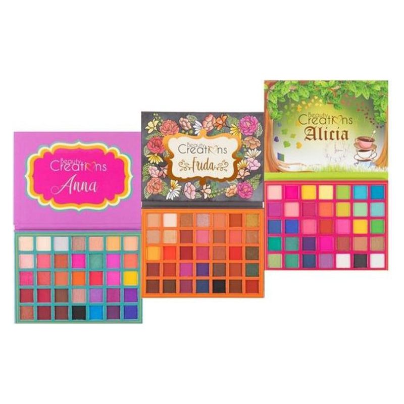 BEAUTY CREATIONS - Paleta De Sombras Alicia Anna Y Frida 105 Tonos