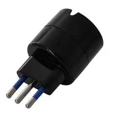 MACROTEL - Adaptador Schuko 10A 250V 1500W Protección ME-1109N