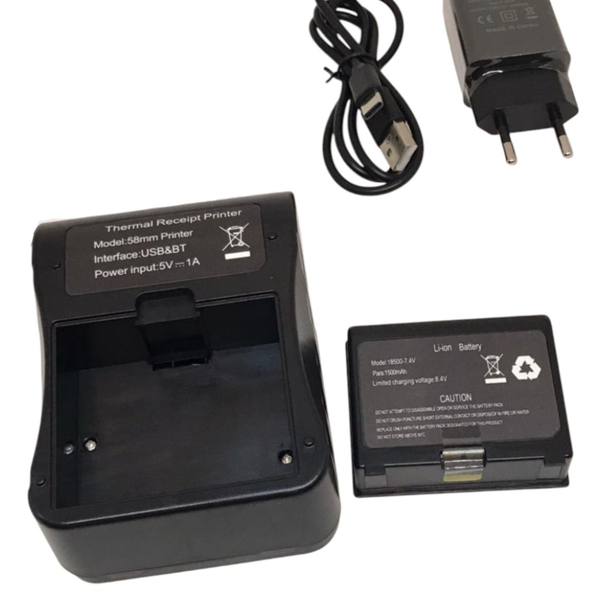 GENERICO - Impresora Térmica Bluetooth Portátil 58 mm