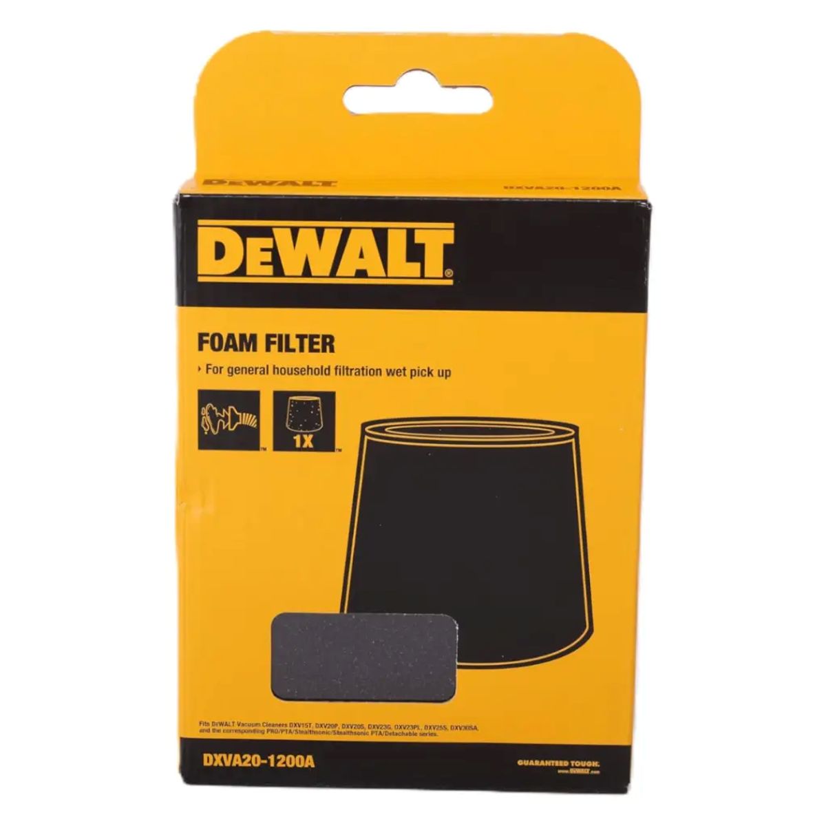 DEWALT - Dewalt Filtro De Esponja Para Aspiradora de 15 a 30 Litros - Dxva20-1200a