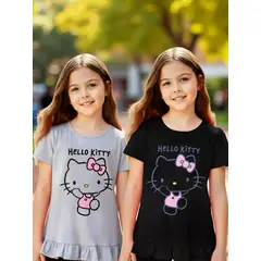 HELLO KITTY - Pack 2 Poleras Niña