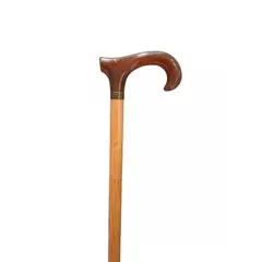 CAP DOR - Bastón Clásico Café Claro Curvo