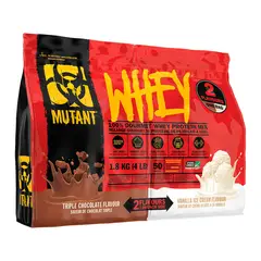 MUTANT - 100% WHEY DUAL 4 LB, TRIPLE CHOCOLATE/VANILLA ICE CREAM MTANT