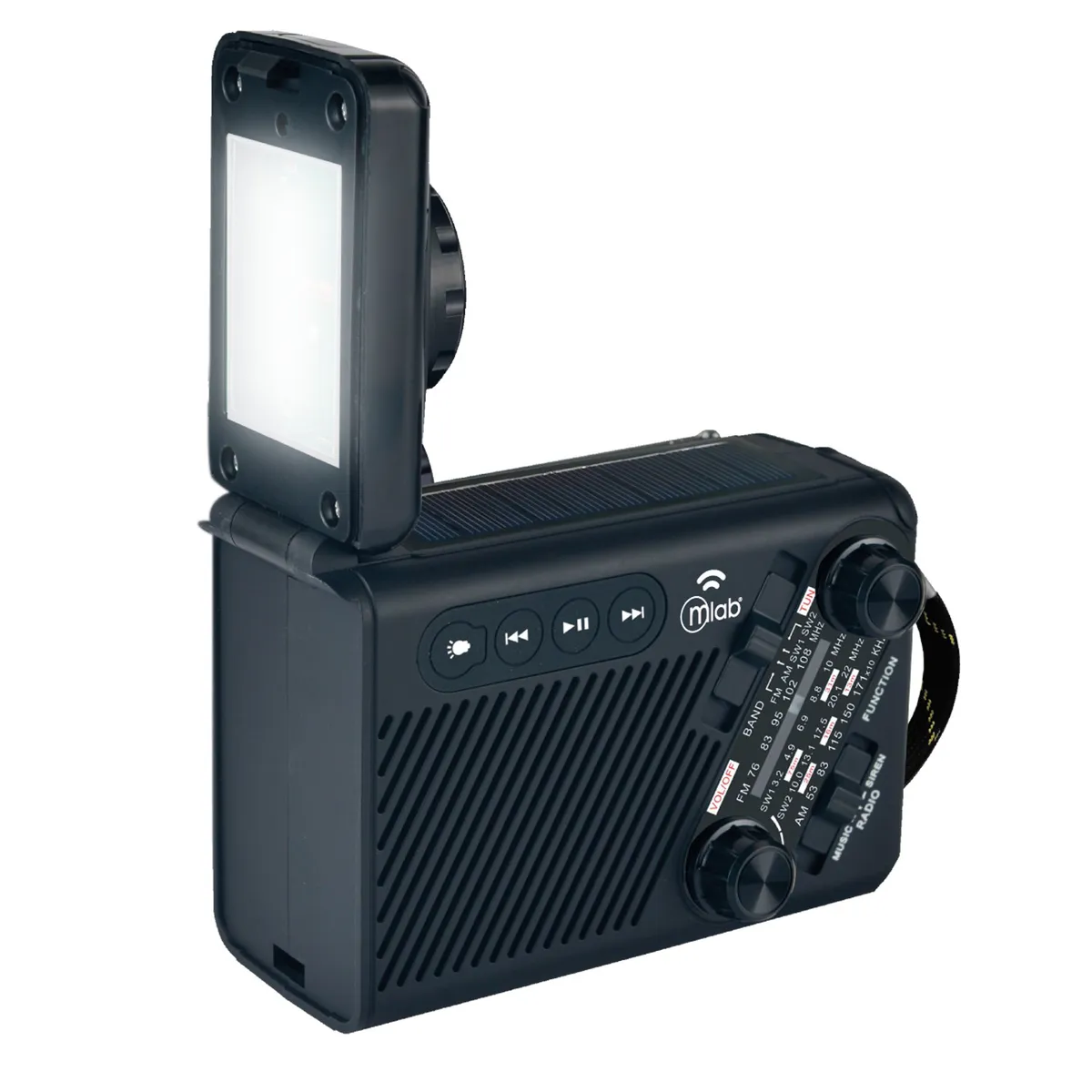 MLAB - Radio de Emergencia con Dinamo Solar y Pilas 9585 Nexstore