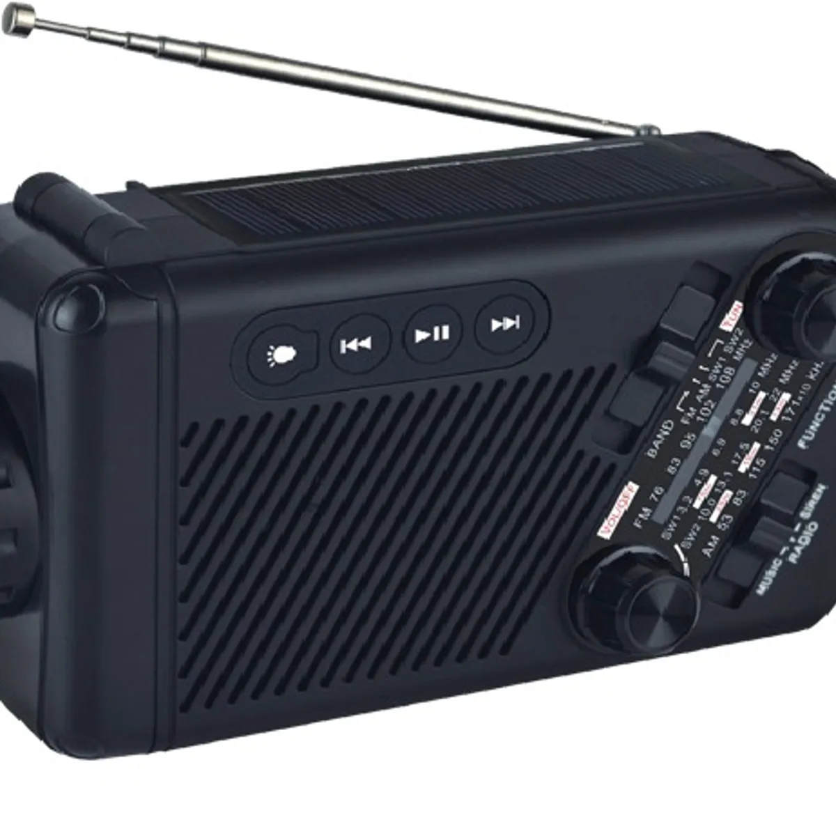 MLAB - Radio de Emergencia con Dinamo Solar y Pilas 9585 Nexstore