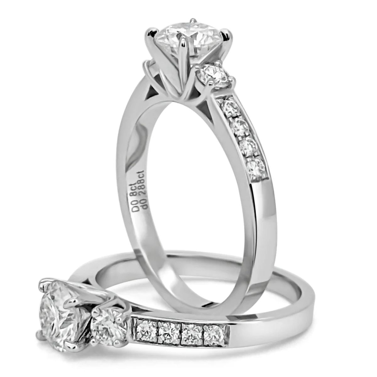 BOOMZAIR - Anillo de compromiso CROWN ETERNITY