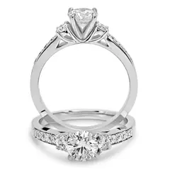 BOOMZAIR - Anillo de compromiso CROWN ETERNITY