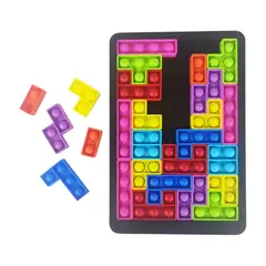 GENERICO - Bloques Rompecabezas Juego Puzzle Popit 24 Piezas