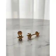 GENERICO - Aros Bolita Pistilo 6mm Oro 18k nacional No3