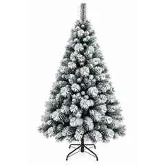 GENERICO - Arbol de Navidad Pascua Nevado Artificial 180cm