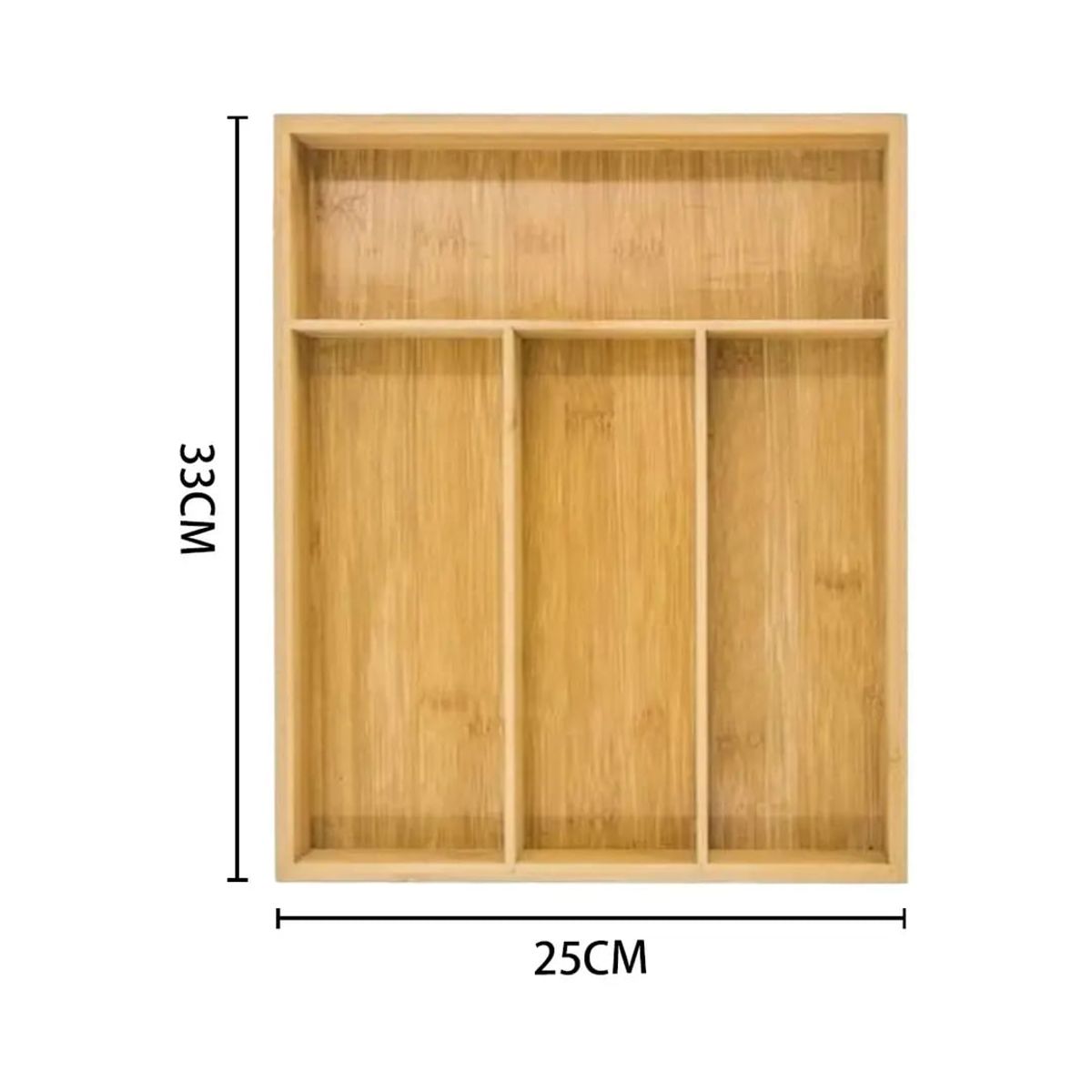 TOPSOC - Organizador Cubiertos Madera