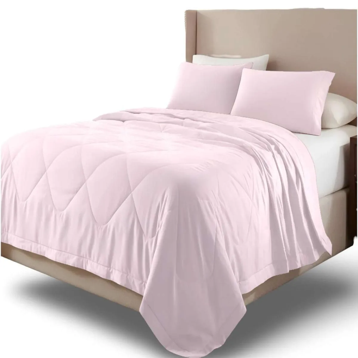 GENERICO - CUBRECAMA NÓRDICO DELGADO KING 240X260CM + 2 FUNDA PARA ALMOHADA