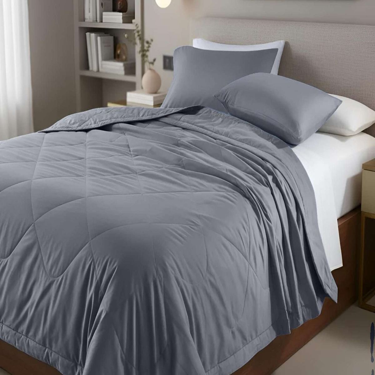 GENERICO - CUBRECAMA NÓRDICO DELGADO MAS SABANAS  PLAZA Y MEDIA