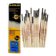 GENERICO - Electrodos Soldadura E6011 1/8'' 3.2mm X 350mm 1 Kg (etiqueta azul)