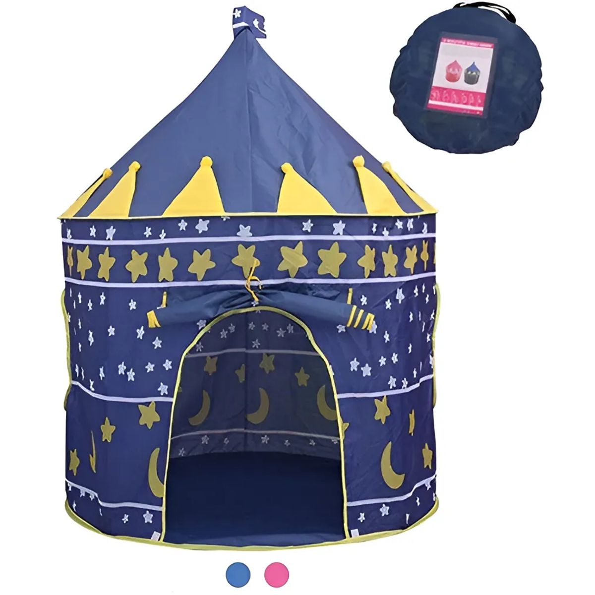 GENERICO - Casa De Campaña Con Diseño Castillo Azul Para Jugar