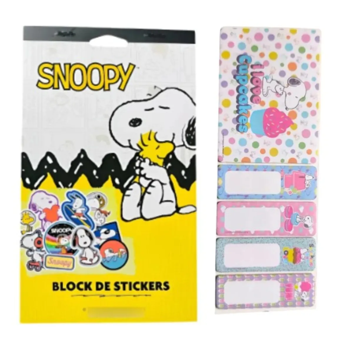 GENERICO - Set Stickers Snoopy Niños Moda Pegatinas Clasicos Retro