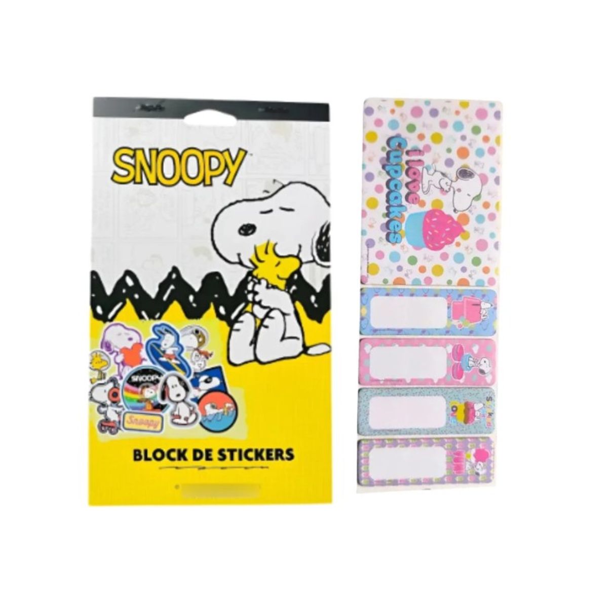GENERICO - Set Stickers Snoopy Niños Moda Pegatinas Clasicos Retro