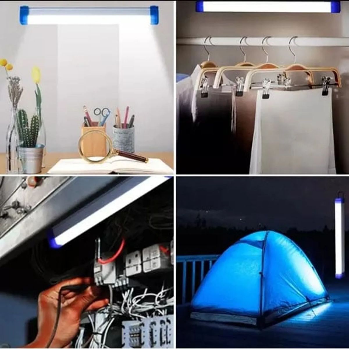 GENERICO - Pack X3 Lampara De Emergencia 32cm cu espacios