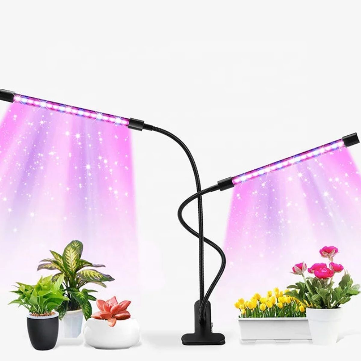 GENERICO - Lámpara de cultivo para plantas de interior de 40 leds