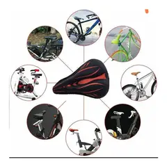 GENERICO - Funda Sillín de Bicicleta Universal Gel Acolchonado