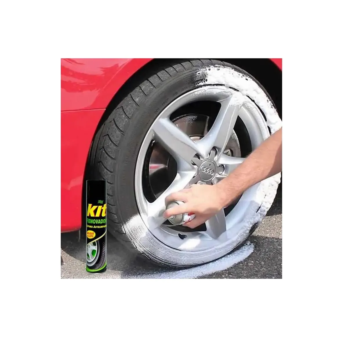GENERICO - Silicona Kit + Renovador Para Auto