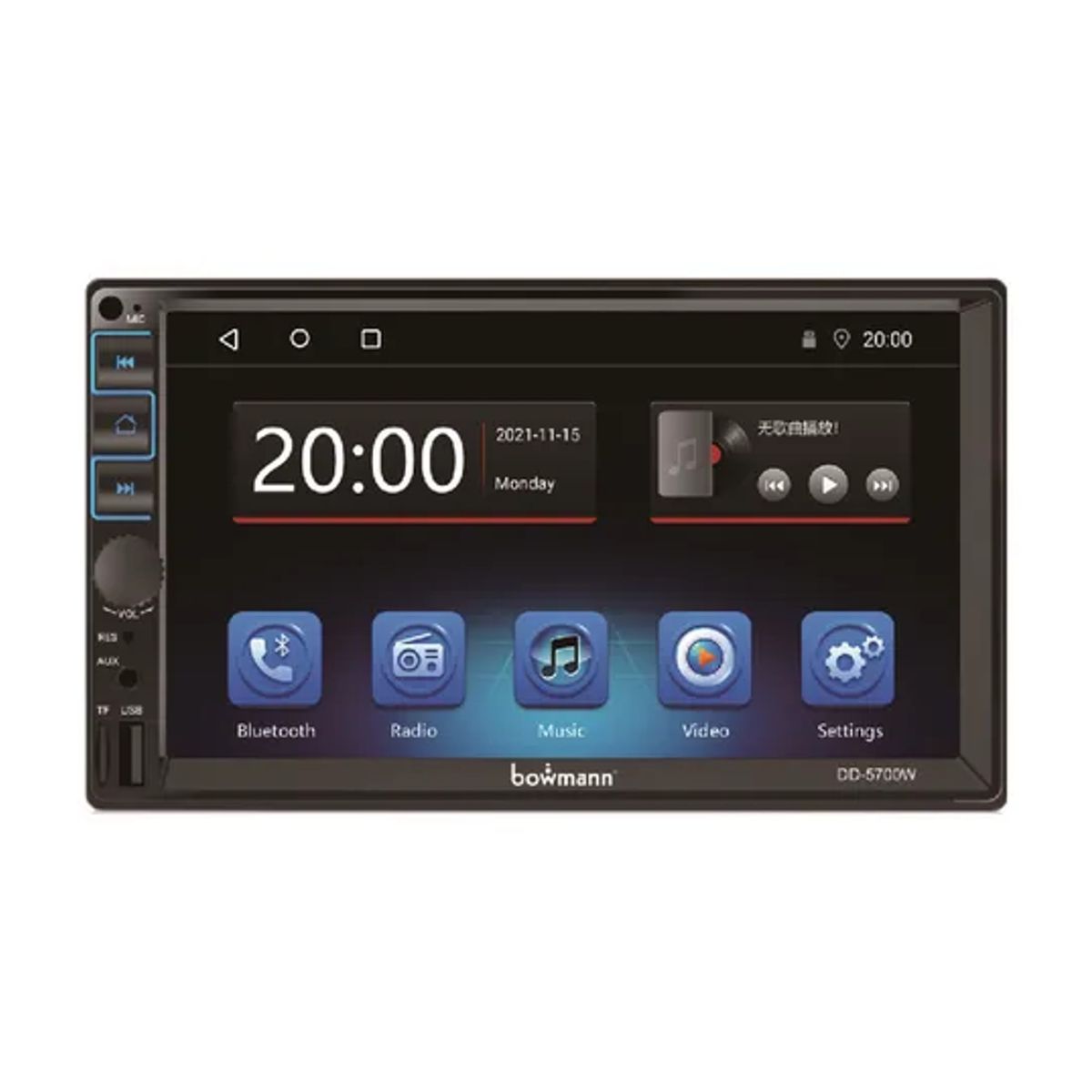 BOWMANN - Radio de Auto Bowmann 7 Pulgadas Bluetooh  DD 5700W CarPlay
