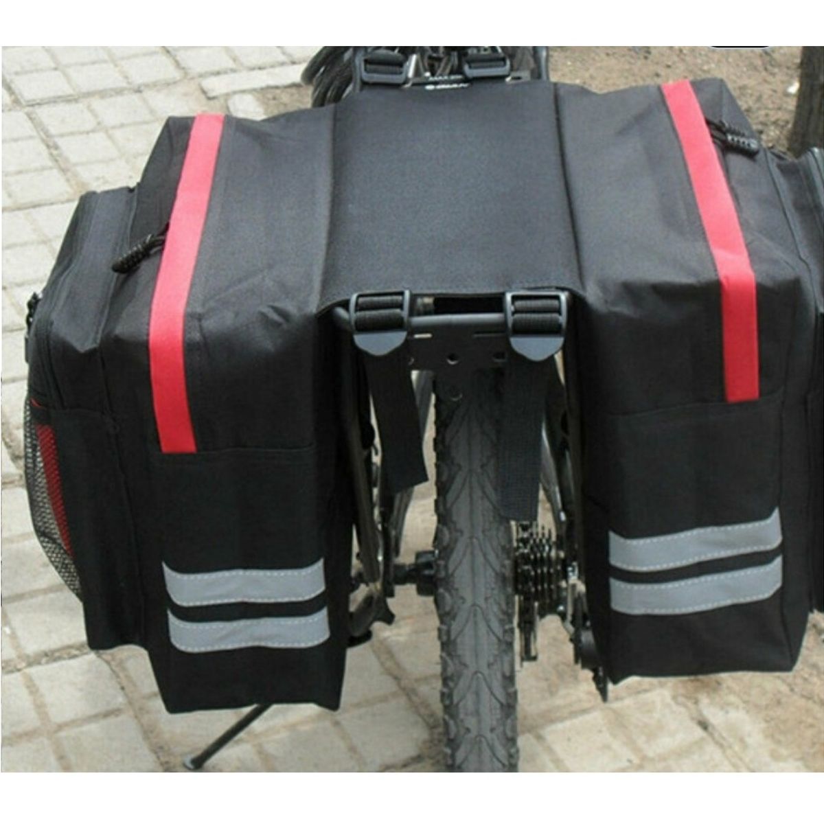 GENERICO - Alforja o Bolso más parilla para bicicletas