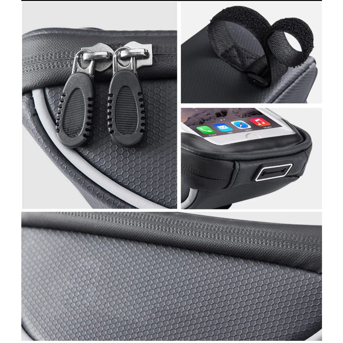 GENERICO - Bolso porta teléfono para manubrio bicicletas