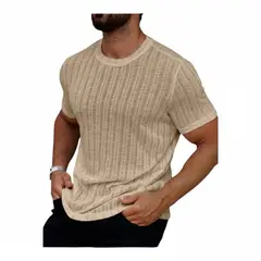 HERIEL - Polera Hombre Tela Liviana Verano