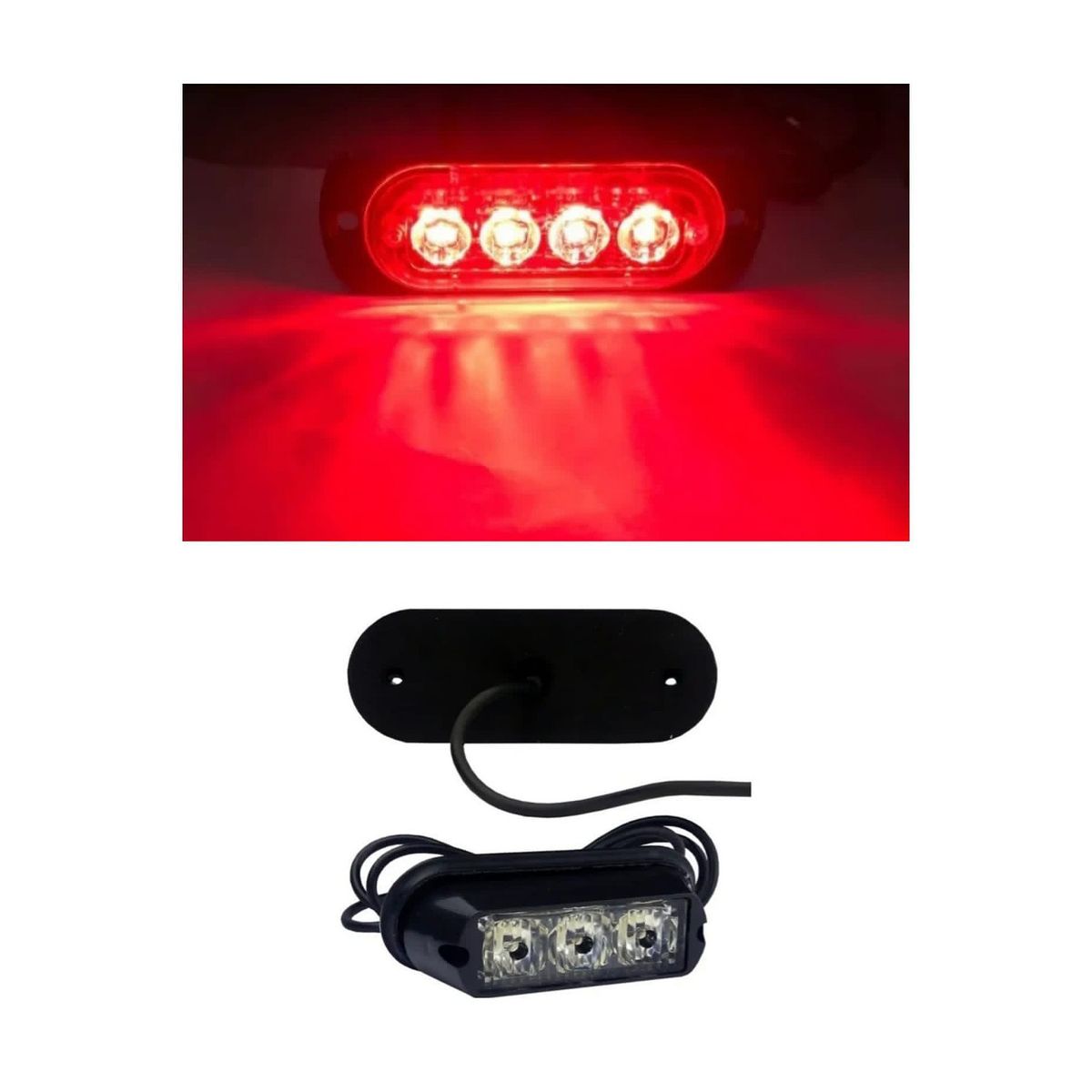 GENERICO - Foco trasero LED para autos 12v 24v