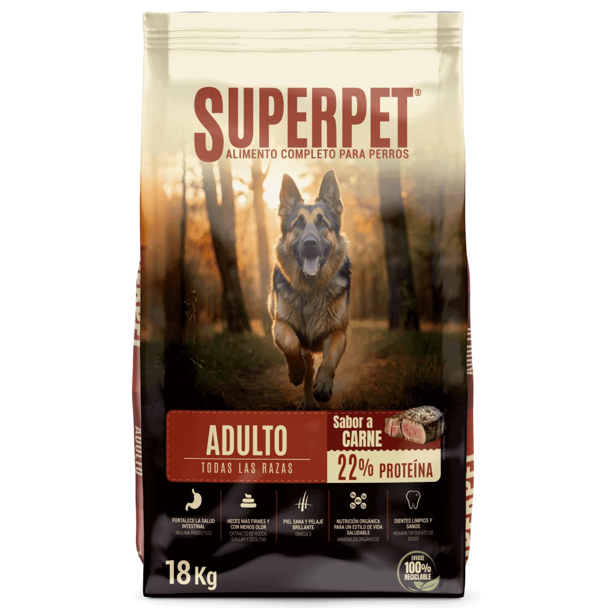 SUPER PET - SUPERPET Adulto 18 Kg