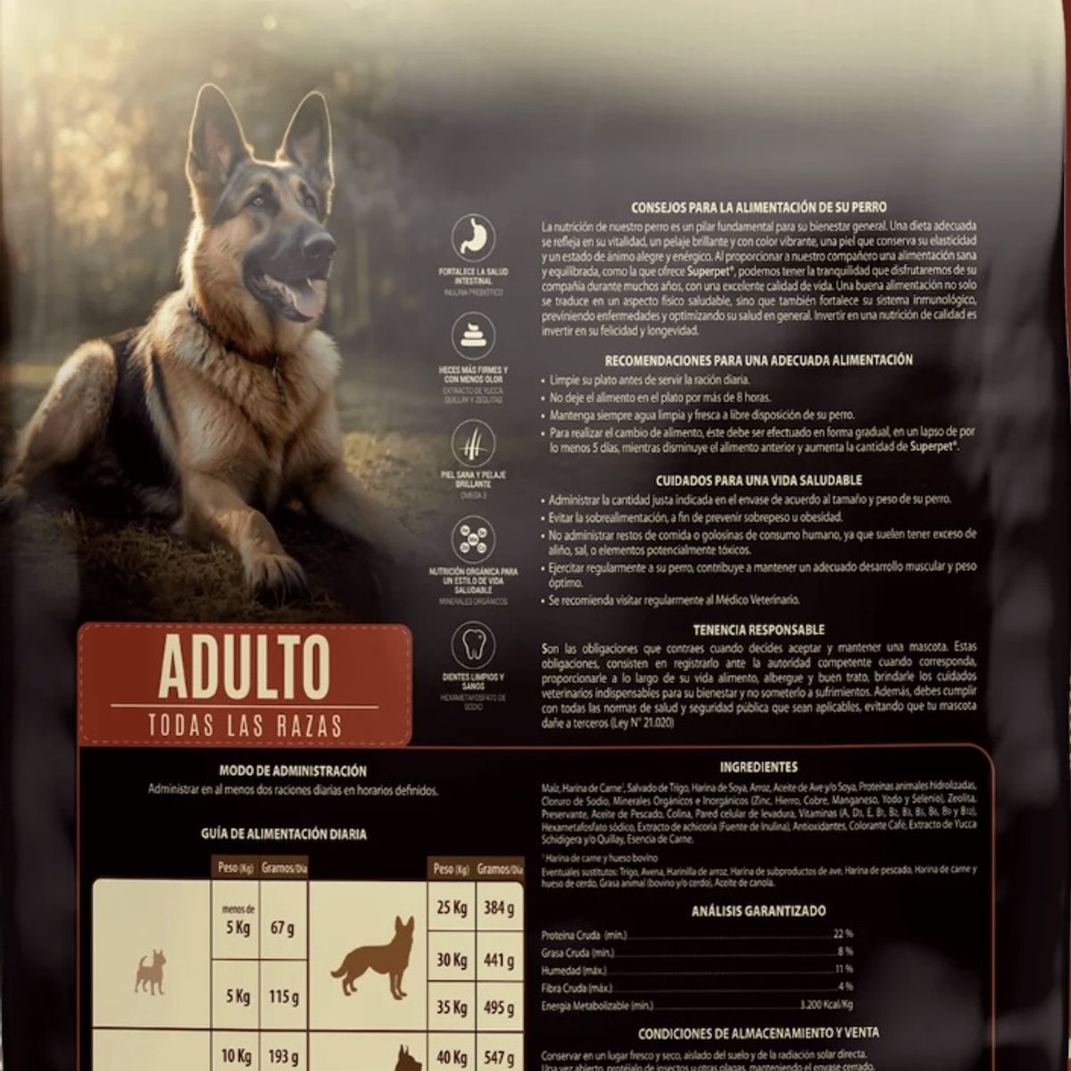 SUPER PET - SUPERPET Adulto 18 Kg
