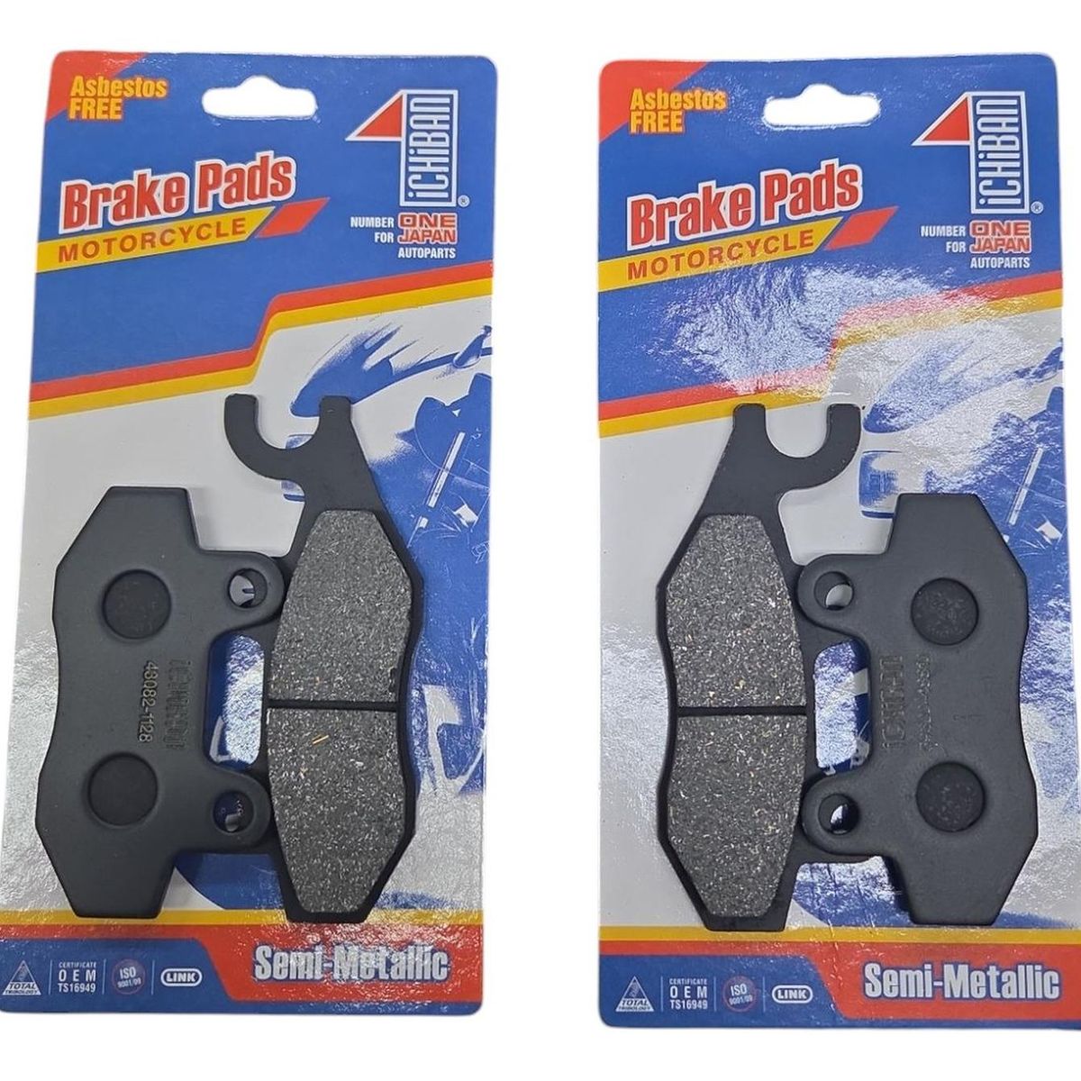 GENERICO - Pastillas Freno Delanteras Y Traseras Moto Euromot Gxt 250